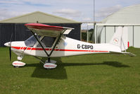 G-CBPD @ X5FB - Ikarus C42 FB UK at Fishburn Airfield, UK, August 2011. - by Malcolm Clarke
