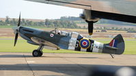 G-BMSB @ EGSU - 5. MJ627 at The Duxford Air Show, September 2011. - by Eric.Fishwick