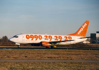 G-EZYA @ EHAM - EasyJet , spcl cs  0990 29 29 29 - by Henk Geerlings