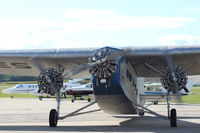 N8407 @ KIOW - Arriving at the ramp to exchange passengers. - by Glenn E. Chatfield