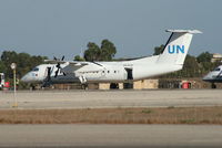 9H-AFD @ LMML - Aircraft operated by United Nations Humanitarian Air Service - by Julian Chetcuti
