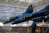 154180 @ NPA - Douglas A-4F Skyhawk, Blue Angels #1, at the National Naval Aviation Museum, Pensacola, FL - by scotch-canadian