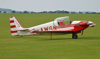 G-AWGN @ EGSU - SHOT AT DUXFORD ON A VERY DULL DAY - by Martin Browne