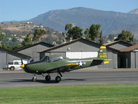 N4403K @ SZP - 1948 Ryan NAVION as L-17B, Continental E-185 (owner states 225 Hp upgrade), landing roll Rwy 22 - by Doug Robertson