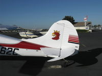 N3462C @ SZP - 1954 Cessna 170B, Continental O-300 145 Hp, tail art - by Doug Robertson