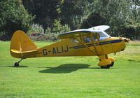 G-ALIJ @ EGHP - Piper PA-17 Vagabond at Popham, Ex N4866H - by moxy