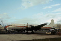 5N-APS @ MIA - DC-6B(F) of Pan African Airways as seen at Miami in November 1979. - by Peter Nicholson
