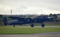 PA474 @ EGSU - THROUGH THE EXHAUST SMOKE OF ALL THE DISPLAY AIRCRAFT. - by Martin Browne