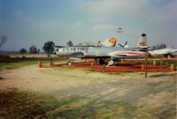 58-0629 @ MER - Lockheed T-33 Shooting Star at Castle Air Museum, Atwater, CA - July 1989 - by scotch-canadian