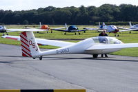 G-DDSJ @ EGBS - Herefordshire Gliding Club - by Chris Hall