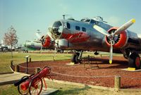 43-38635 @ MER - 1943 Boeing B-17G Flying Fortress at Castle Air Museum, Atwater, CA - July 1989 - by scotch-canadian