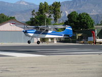 N2518D @ SZP - 1952 Cessna 170B, Continental C-145-2 145 Hp, landing Rwy 22 - by Doug Robertson