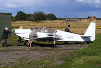 G-AZJC @ X3SI - Staffordshire Gliding Club, Seighford Airfield - by Chris Hall