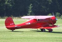 N69H @ EDST - Beechcraft D17S Staggerwing at the 2011 Hahnweide Fly-in, Kirchheim unter Teck airfield