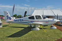 N481DA @ OSH - On static display at 2011 Oshkosh - by Terry Fletcher