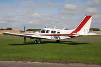 G-FBPL @ EGBR - Piper PA-34-200 Seneca at Breighton Airfield's Helicopter Fly-In, September 2011. - by Malcolm Clarke