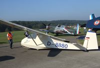 D-8880 @ EDST - Grunau Baby III at the 2011 Hahnweide Fly-in, Kirchheim unter Teck airfield