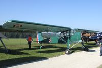 D-EGTY @ EDST - Morane-Saulnier MS.505 Criquet (post-war french Fi 156 Storch with Jacobs radial engine) at the 2011 Hahnweide Fly-in, Kirchheim unter Teck airfield - by Ingo Warnecke