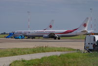 7T-VJP @ EGSH - Not something you see at Norwich every day, 2 Air Algerie 737's. - by Graham Reeve