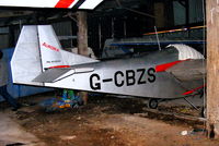 G-CBZS @ X4BF - At Brook Farm airstrip, Pilling - by Chris Hall