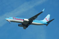 G-FDZJ @ EGCC - Thomson Boeing 737 on approach to Manchester Airport - by David Burrell