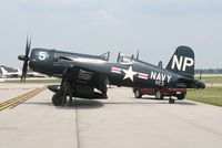N45NL @ DAY - Rare version of the F4U