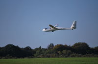 G-CHEJ @ EGTB - Schleicher ASW15B landing at Wycombe Air Park.
Ex D-6871 and BGA3883. - by moxy