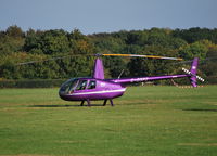 G-DSPZ @ EGLD - Robinson R44 Raven II at Denham - by moxy