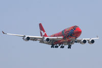 VH-OEJ @ DFW - Wunala Dreaming - Qantas 747 arriving at DFW Airport - by Zane Adams