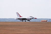 81-0670 @ KRFD - Thunderbird 1 arriving for the show