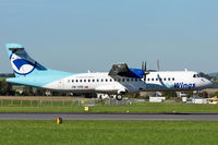 OM-VRB @ LOWL - Danube Wings ATR ATR-72-202 landing in LOWL/LNZ - by Janos Palvoelgyi