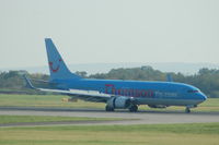 G-FDZB @ EGCC - Thomson Boeing 737 Landed at Manchester Airport. - by David Burrell