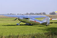 N195RS @ EHOW - Cessna 195A N195RS seen at Oostwold Airfield, the Netherlands on October 2, 2011. - by Hans Rolink