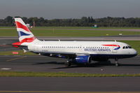 G-EUOC @ EDDL - British Airways, Airbus A319-131, CN: 1537 - by Air-Micha