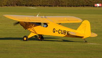 G-CUBW @ EGTH - G-CUBW (Piper J-3 Cub replica) at Shuttleworth Autumn Air Display, October, 2011 - by Eric.Fishwick