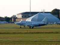 VP-CBG @ EGSC - Another landing shot of this sabre landing at Cambridge