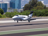 N315CJ @ KSMO - N315CJ arriving on RWY 21 - by Torsten Hoff