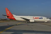 OM-SAA @ LZIB - Sam Air Boeing 737-400 - by Dietmar Schreiber - VAP