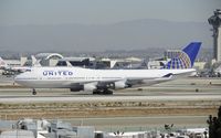 N127UA @ KLAX - Arriving at LAX - by Todd Royer
