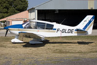 F-GLDE @ LFNG - Parking position at Candillargues, quiet and sunny airfield, out on the country but still close to the water (étang de Mauguio also called étang de l'or). - by Philippe Bleus