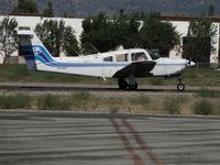 N222HB @ POC - A ship from Air Academy, El Monte taxiing west on taxiway Sierra for runway 26L - by Helicopterfriend