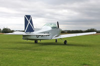 G-ATJC @ X5FB - Victa Airtourer, Fishburn Airfield, September 2011. - by Malcolm Clarke