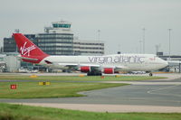 G-VAST @ EGCC - Virgin Atlantic Boeing 747-41R Taxiing. - by David Burrell