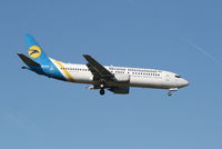 UR-GAP @ EBBR - Flight PS901 is descending to RWY 02 - by Daniel Vanderauwera
