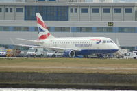 G-LCYG @ EGLC - British Airways Embraer ERJ-170STD - by David Burrell