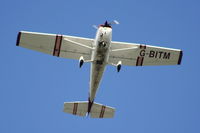 G-BITM @ NONE - Barton based C172 over Oulton Park race course - by Chris Hall