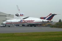C-GTKF @ CYHM - Puralator Boeing 727-225, c/n: 21580 at Hamilton ON - by Terry Fletcher