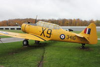 3416 - North American NA-64 Yale, c/n: 64-2169 at Guelph Airpark , Ontario - the aircraft featured in a movie 'Captain of the Clouds' with James Cagney - by Terry Fletcher