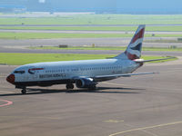 G-DOCX @ EHAM - The Red Nose is taxi to the gate of Schiphol Airport - by Willem Goebel