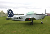 G-ATJC @ X5FB - Victa Airtourer, Fishburn Airfield, September 2011. - by Malcolm Clarke